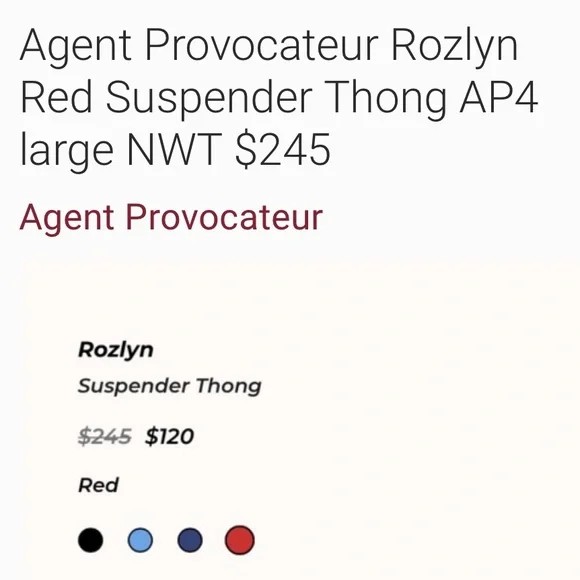 Gorgeous Agent Provocateur waspie